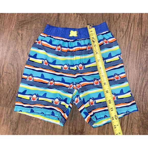 Toddler Boys Quad Seven of 2 Piece Swim Set 3T Swim Trunks and Rash Guard - Picture 2 of 12